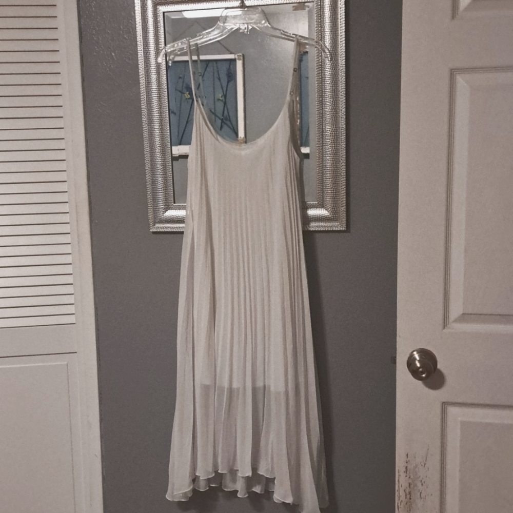 Dress spaghetti strap White